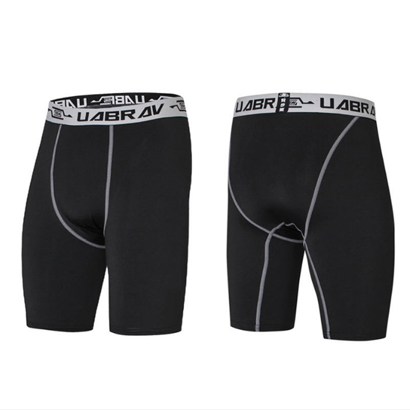 Elastic Leggings Fitness Shorts Mens 724GoShop