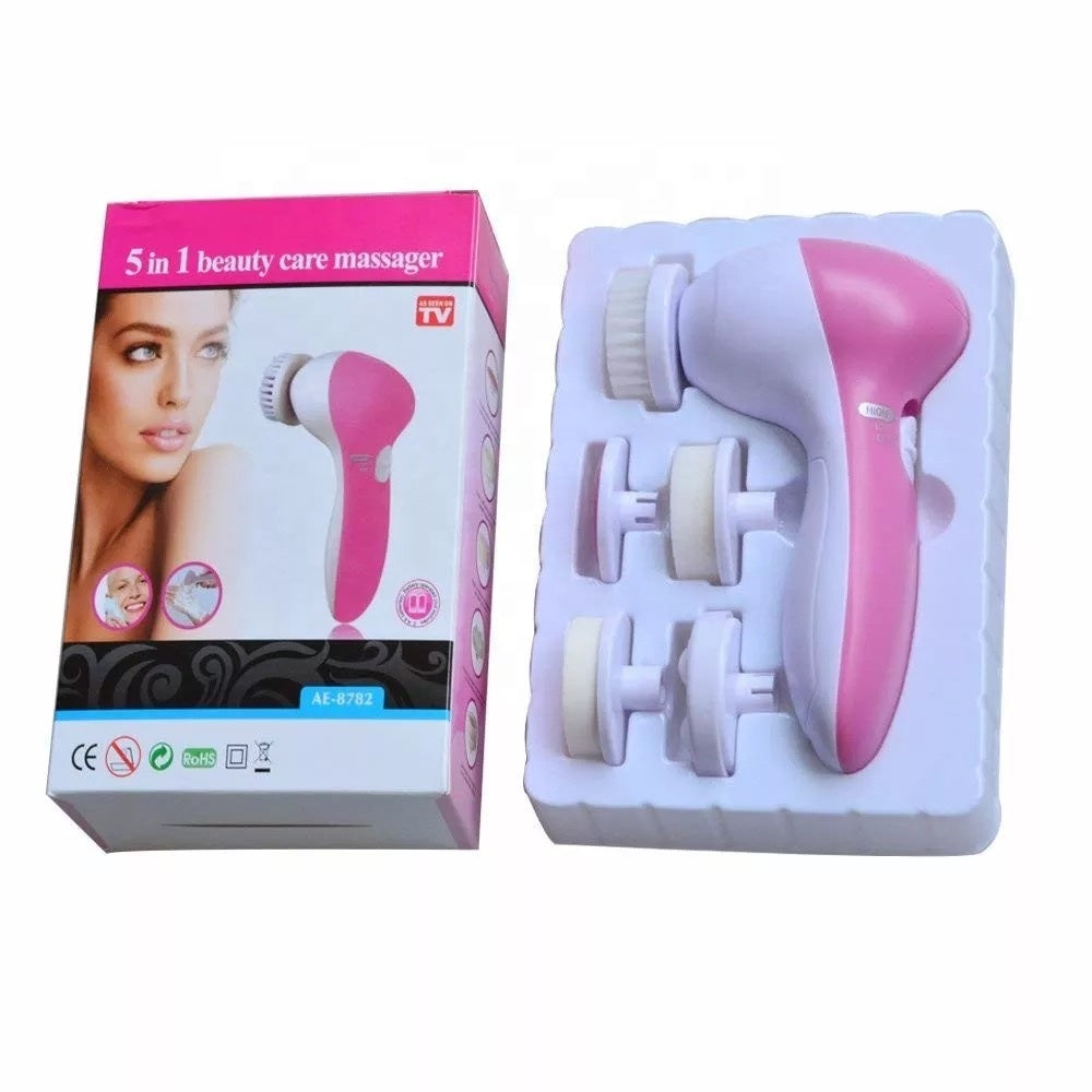 electric facial cleansing Pink 724GoShop