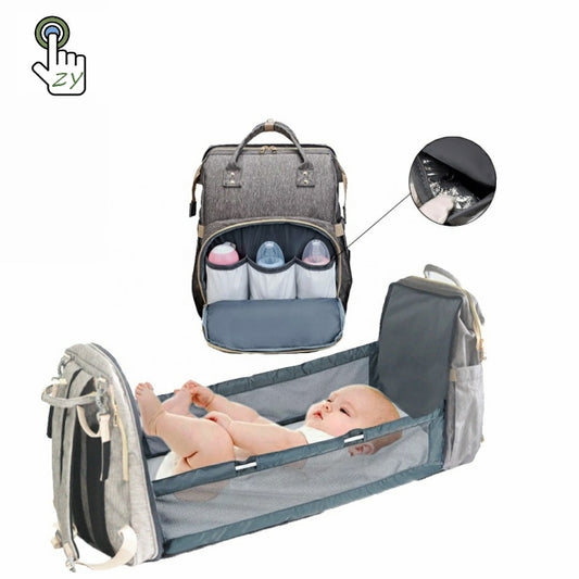 travel nurse bags baby diaper bag with baby bed 724GoShop