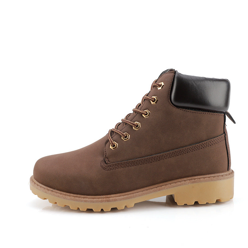 men waterproof men ankle boots Brown 724GoShop