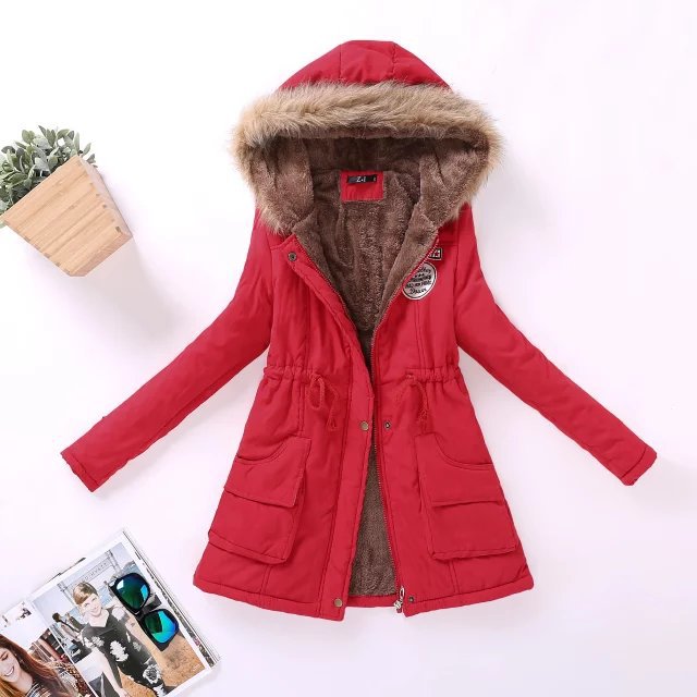 Warm Hooded Parka Jackets for Women 724GoShop