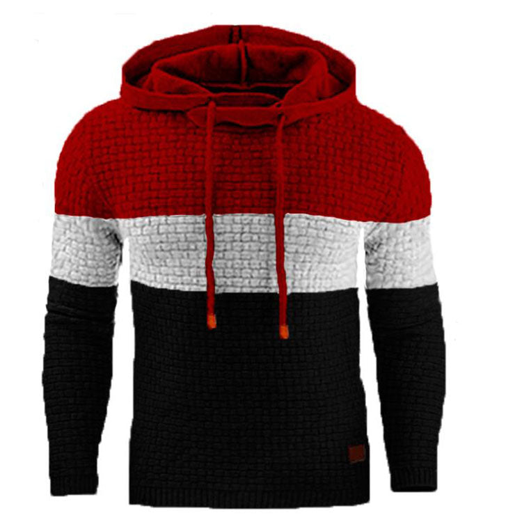 Men Hoodies Jacquard Warm Knitted Male 724GoShop