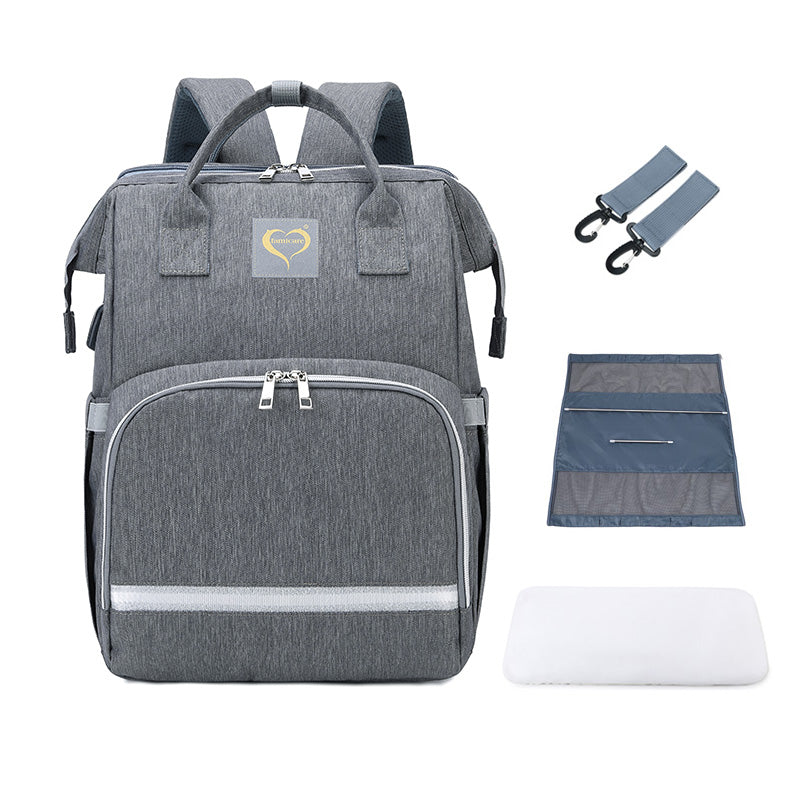 Baby Diaper Bag Backpack Medium(30-50cm) Dark Grey 724GoShop