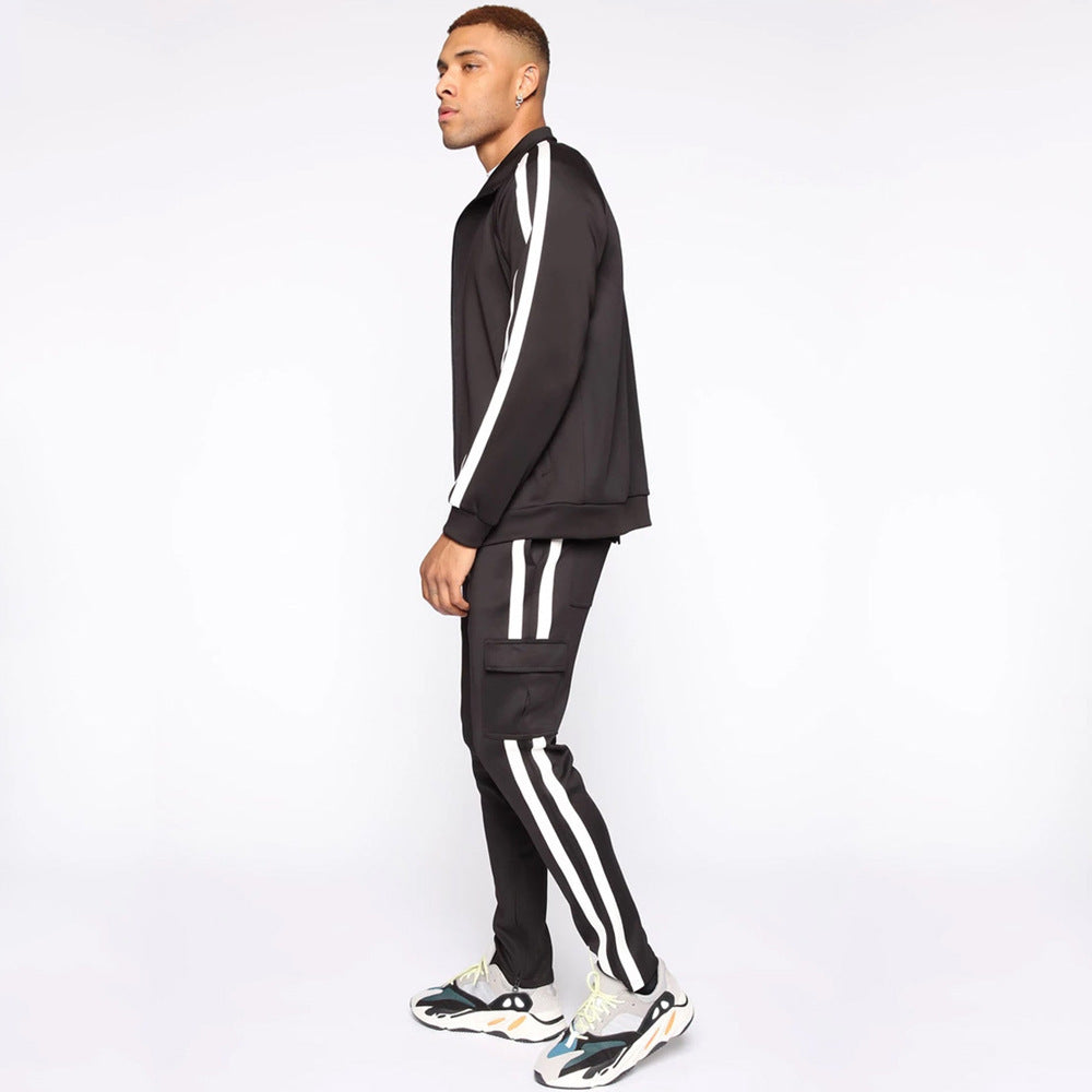 Premium Men's Nylon Sport Tracksuit: Elevate Your Active Style with Quality Set 724GoShop