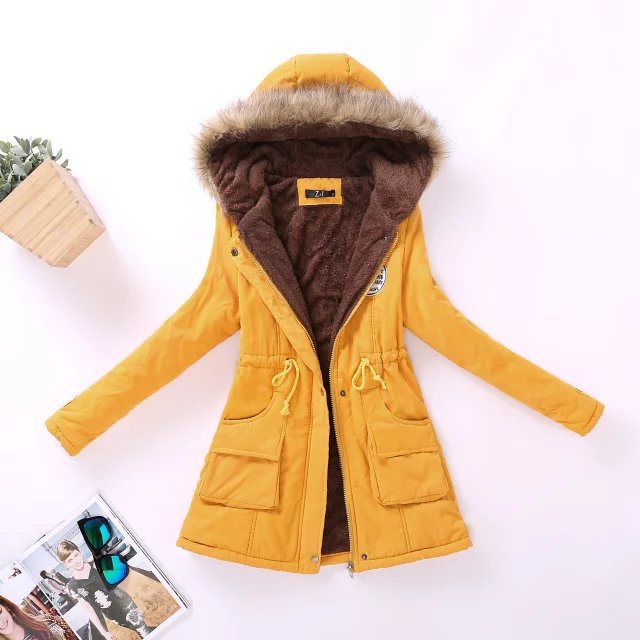 Warm Hooded Parka Jackets for Women 724GoShop