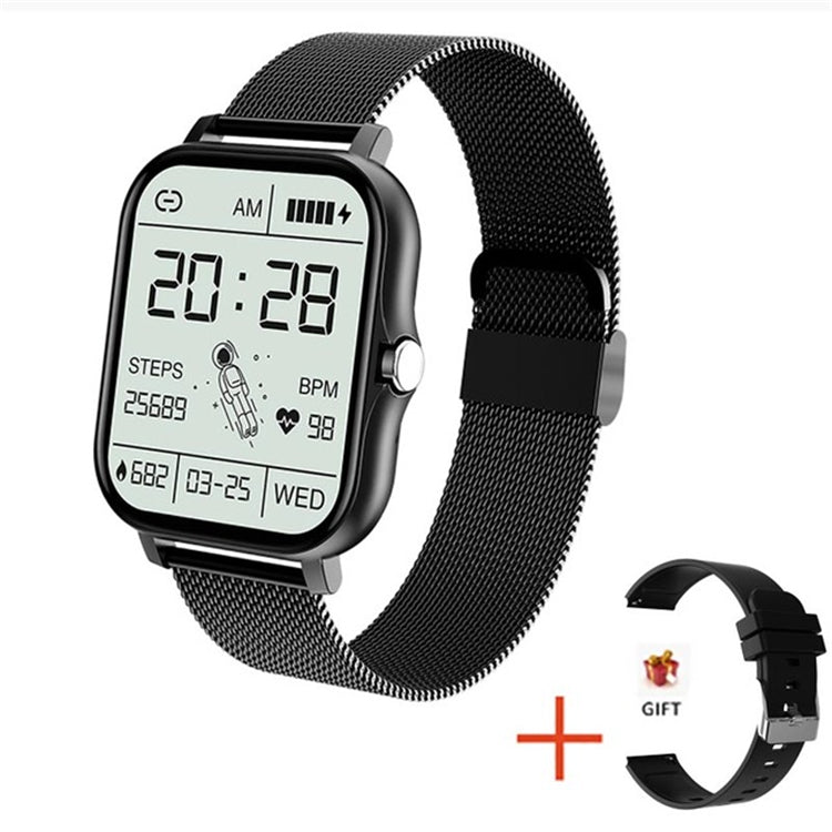 New Smartwatch 1.69" Mesh belt black 724GoShop