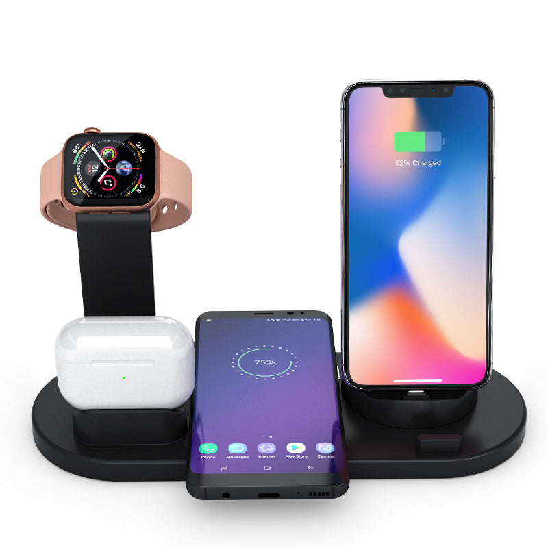 High Quality Wireless Charger 6 in 1 Multifunction Wireless 724GoShop