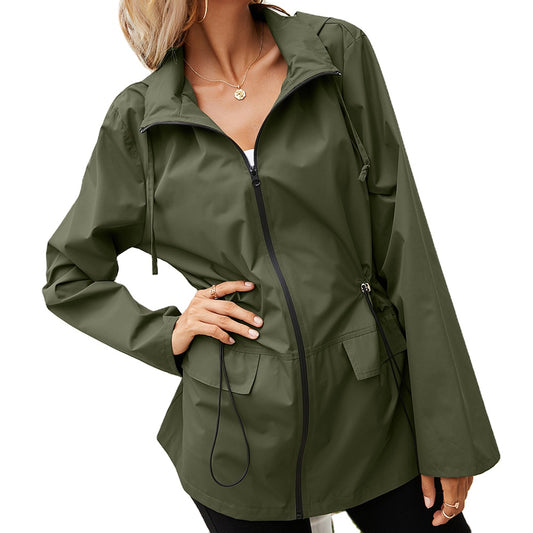 Women's Raincoat Waterproof Hood Jacket for Women 724GoShop