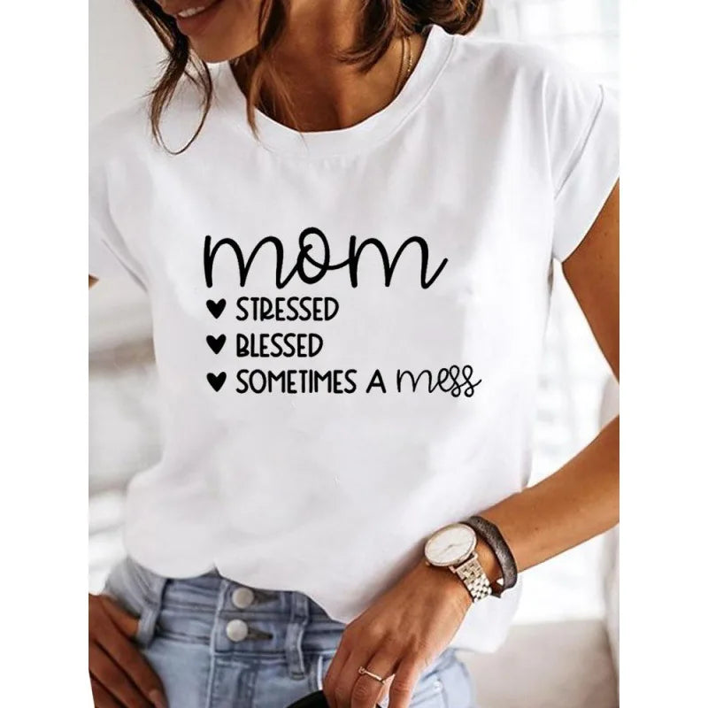 Short Sleeve Love Casual T-shirts Clothes Women Female T Clothing Ladies graphics Style-15 724GoShop