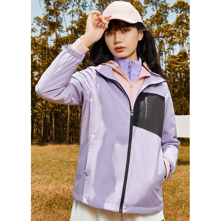 Women Winter Waterproof Windbreaker Coat Jacket Purple 724GoShop