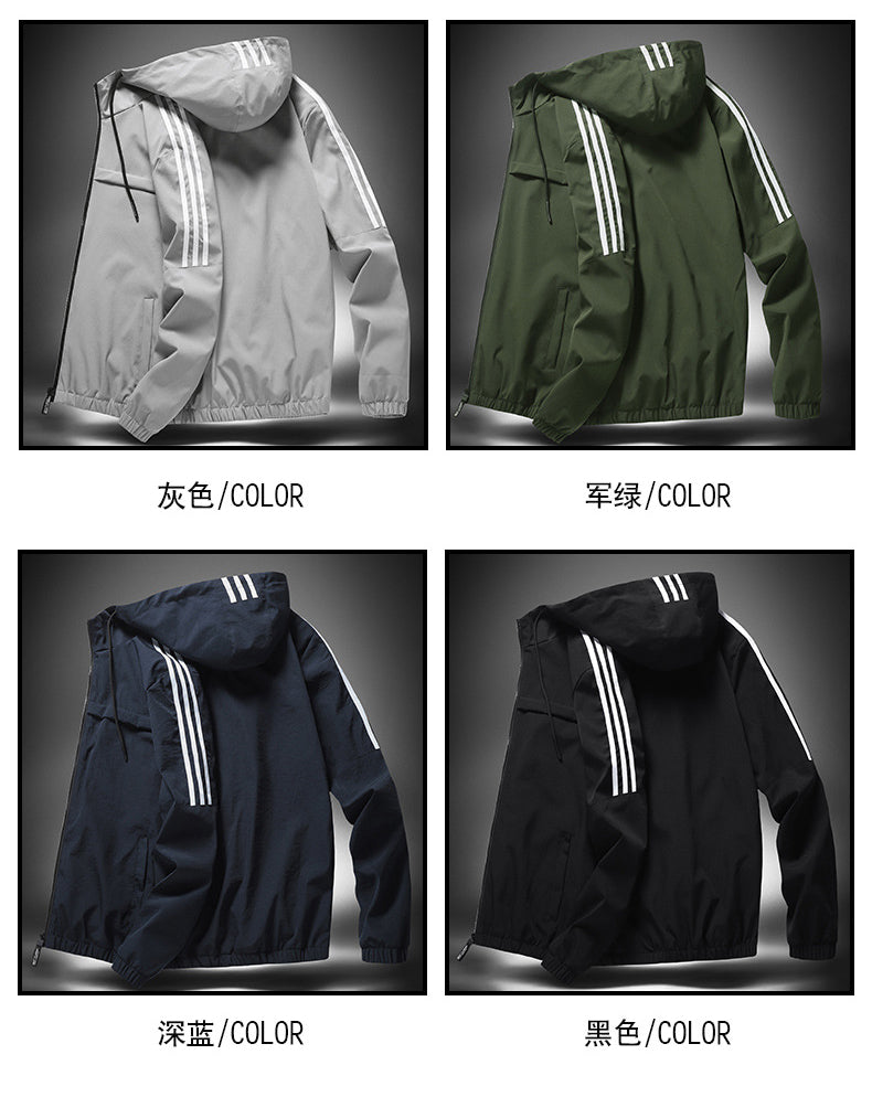 Slim Parka Men's Hooded Jacket 724GoShop