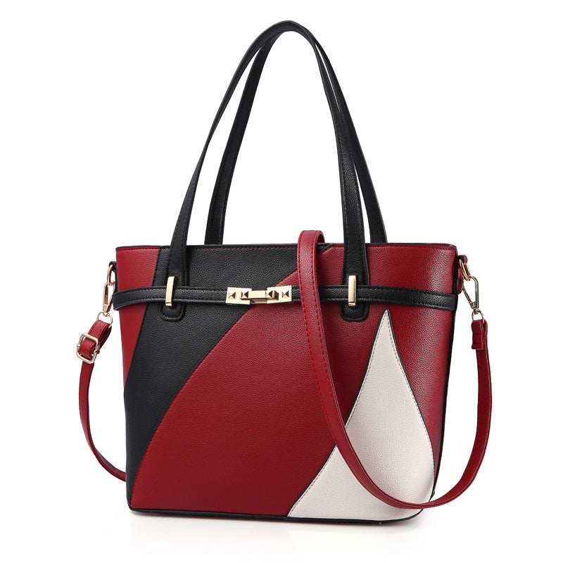 women bags Fashion new design hand bag wine red 724GoShop