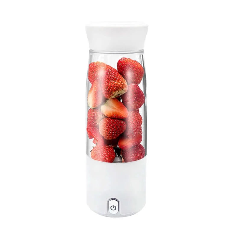 Automatic Hand USB Electric Mini Juice Blender Portable Blender White 724GoShop