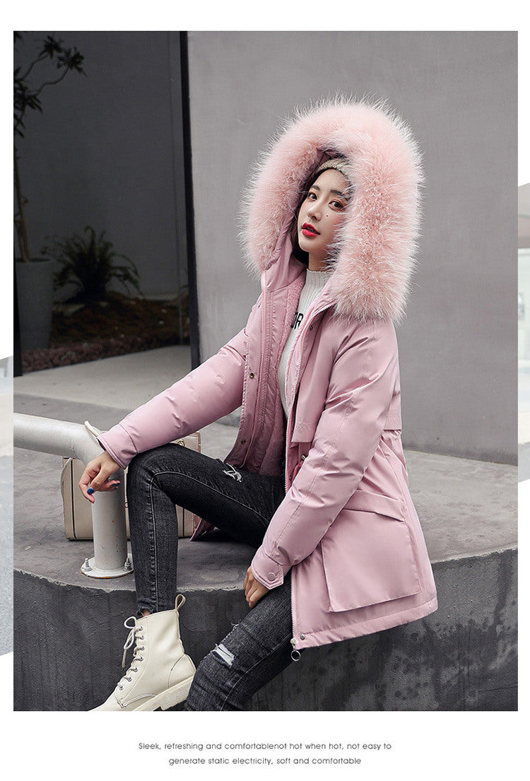 warm hooded cotton-padded women winter jackets coats 821-4 724GoShop