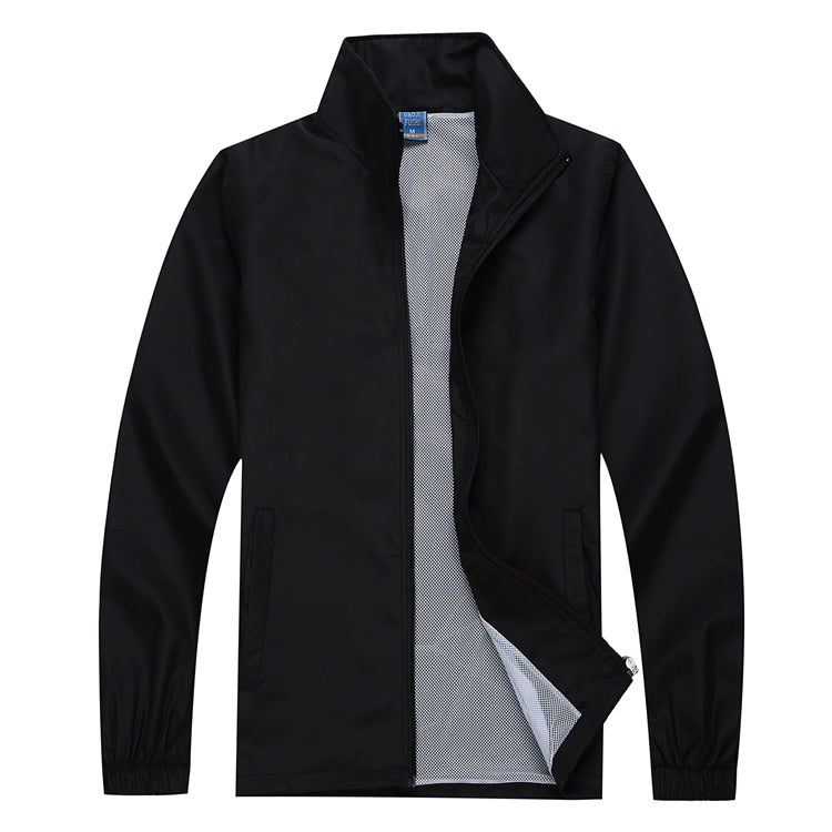 windbreaker waterproof jacket Black 724GoShop