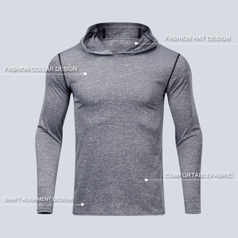 Sport Wear Men Gym Hoodies Outdoor Running Tops 724GoShop