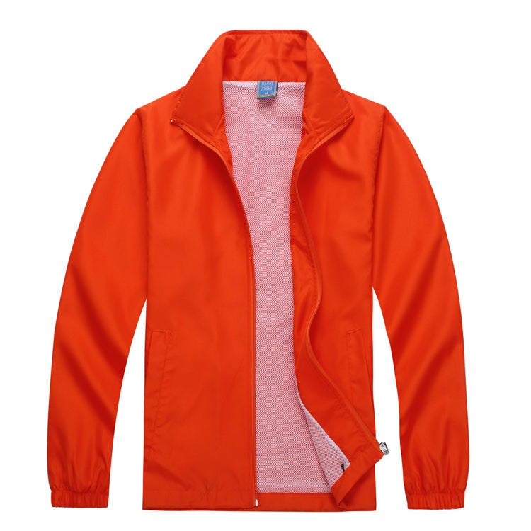 windbreaker waterproof jacket Orange 724GoShop