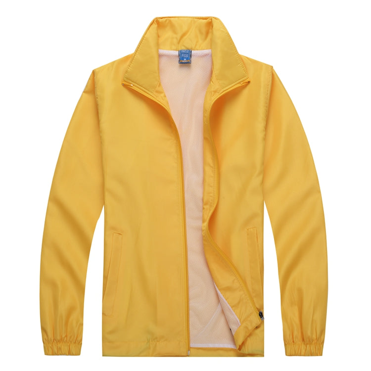 windbreaker waterproof jacket Yellow 724GoShop