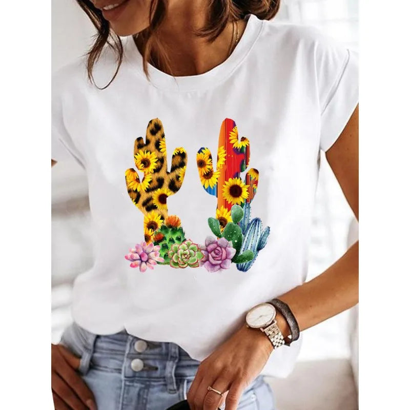 Short Sleeve Love Casual T-shirts Clothes Women Female T Clothing Ladies graphics Style-3 724GoShop