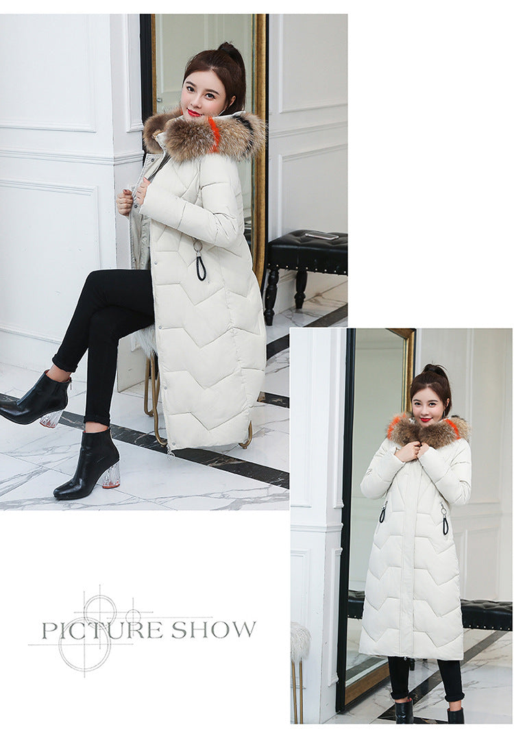 warm hooded cotton-padded women winter jackets coats 8808-5 724GoShop