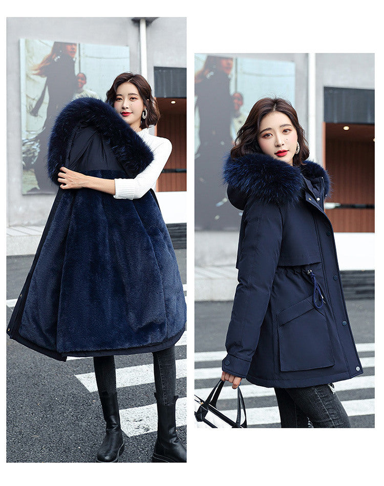 warm hooded cotton-padded women winter jackets coats 821-1 724GoShop