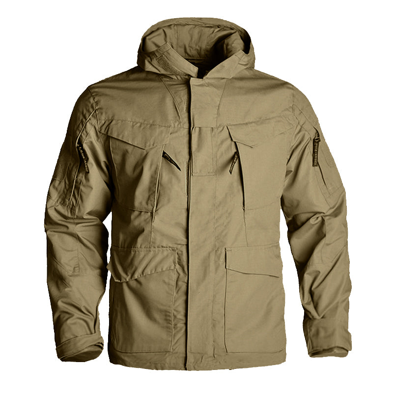 M65 solid Windproof jacket Brown 724GoShop