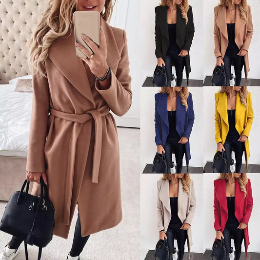 Women's Coats Autumn Winter Thick Long Sleeve Windbreaker Outwear WDC5899 724GoShop