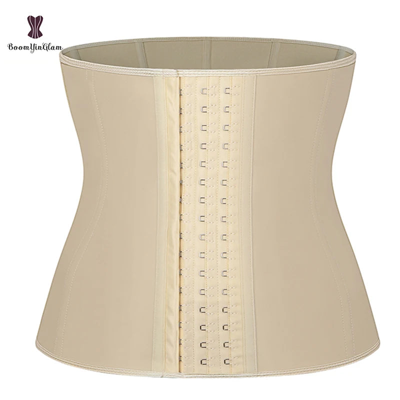 Rose Adjustable Waist Trainer Shapers Colombian Girdles 100% Latex Trainer Ivory 724GoShop