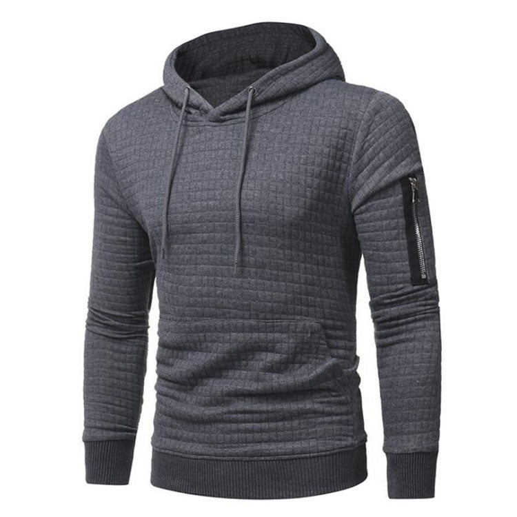 Mens Hoodies Sweatshirts Pullover Dark Gray 724GoShop