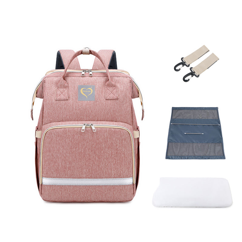 Baby Diaper Bag Backpack Medium(30-50cm) Orange pink 724GoShop