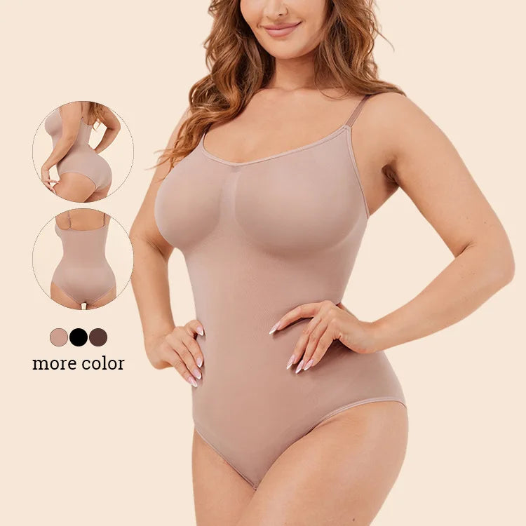 Elasticity Full Body Shaper Women Slimming Seamless Shapewear For Women shorter skin color 724GoShop