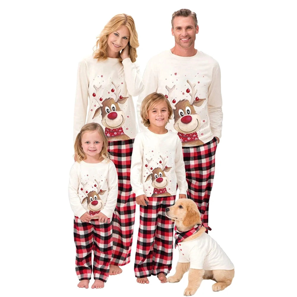 New Elk Paternity Suit Long Sleeve Set Women Sleepwear Christmas Pajamas 1 724GoShop