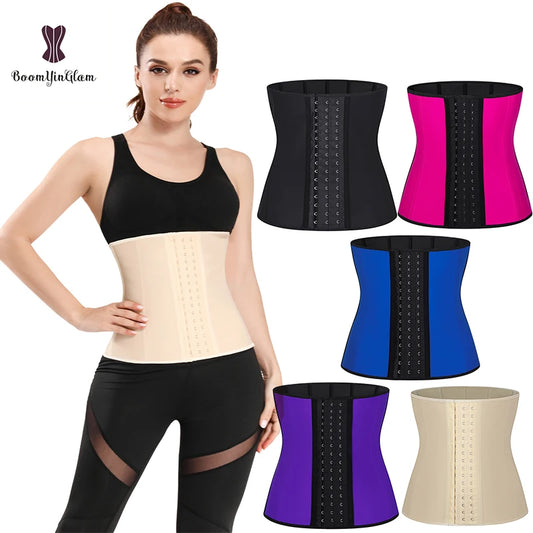 Rose Adjustable Waist Trainer Shapers Colombian Girdles 100% Latex Trainer 724GoShop