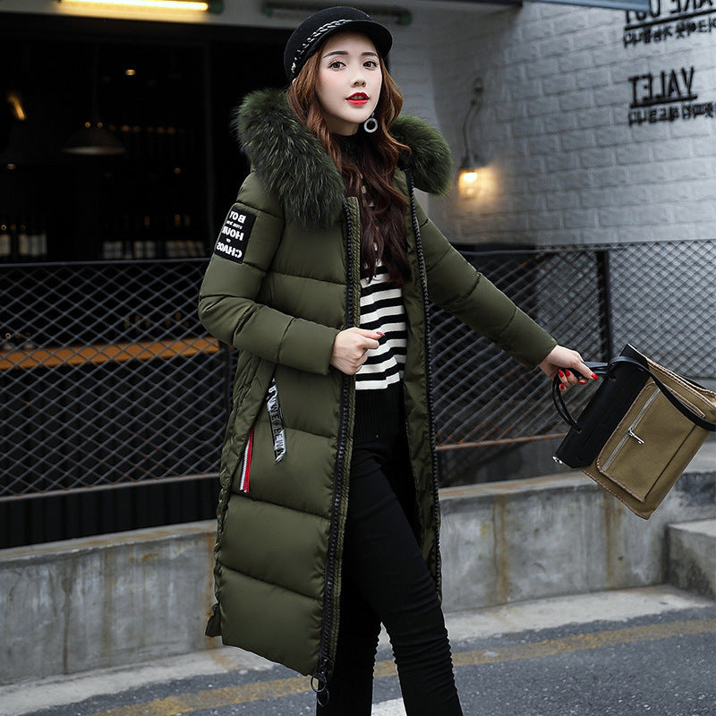 women slim long down winter jackets women coats 724GoShop