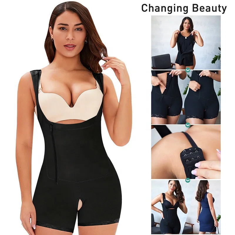 Slimming Tummy Control Shapewear Bodysuit High Waist Trainer Full Body Shapers For Women 724GoShop