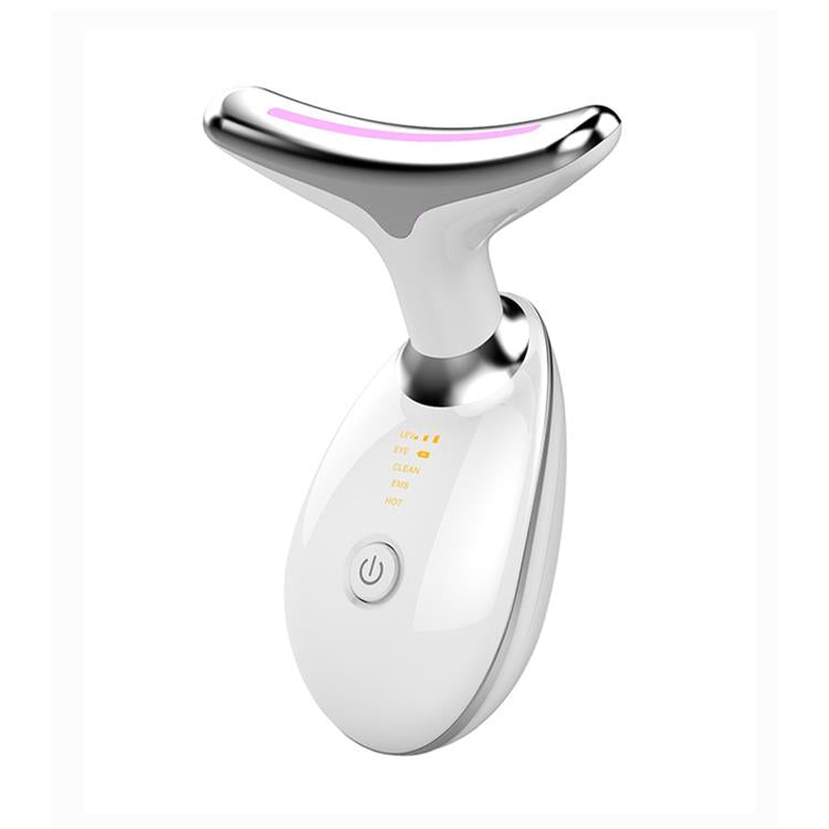 Three Color Light EMS Face And Neck Vibration Massager Lifting Anti Wrinkle Skin Tightening Beauty Equipment 724GoShop