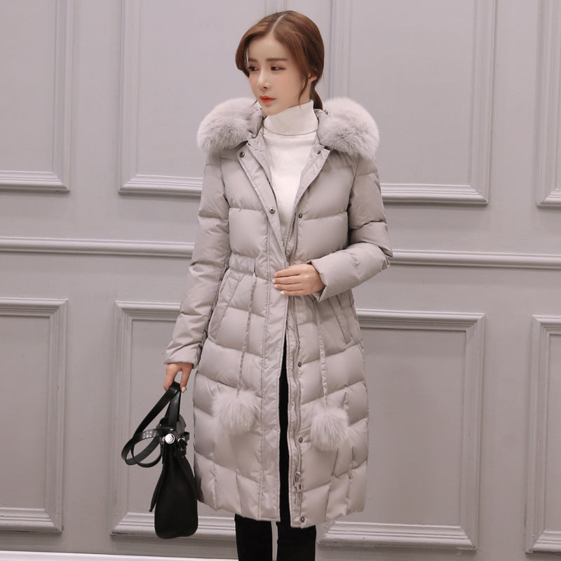 Women Winter Fashion Warm Thick Coat Jacket silver 724GoShop