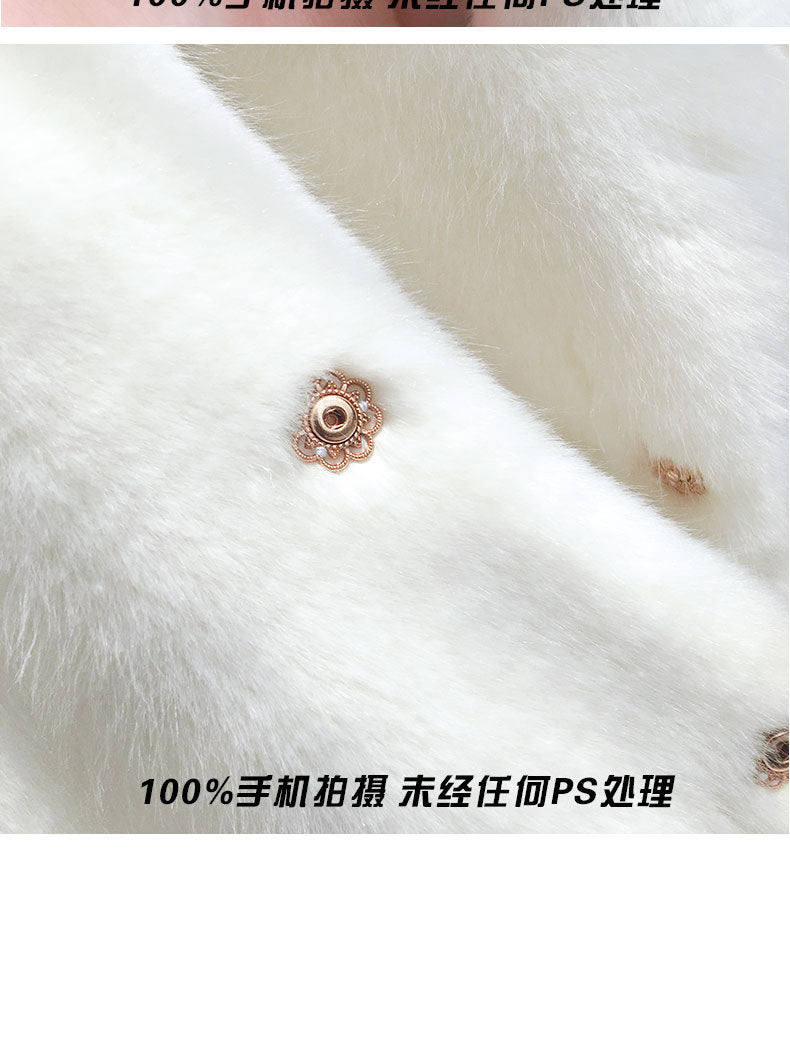 Women Winter Clothes New Fur-Integrated Long Faux Fur Coat Mink Women's Mid-Length Fur Coats For Ladies 724GoShop