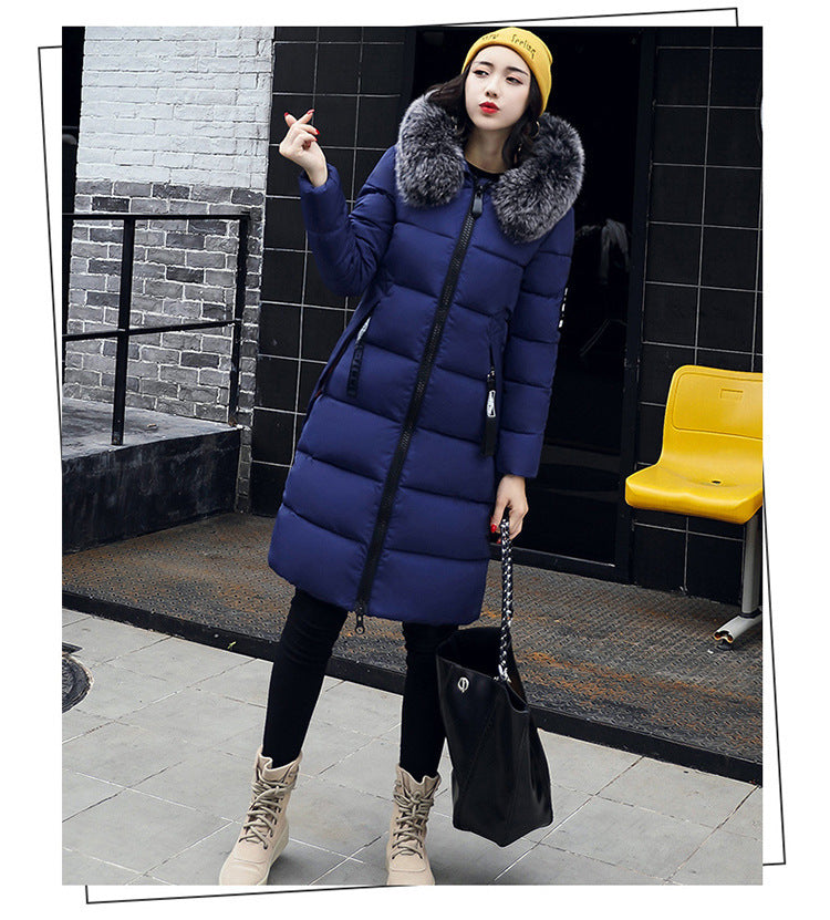 women slim long down winter jackets women coats 724GoShop