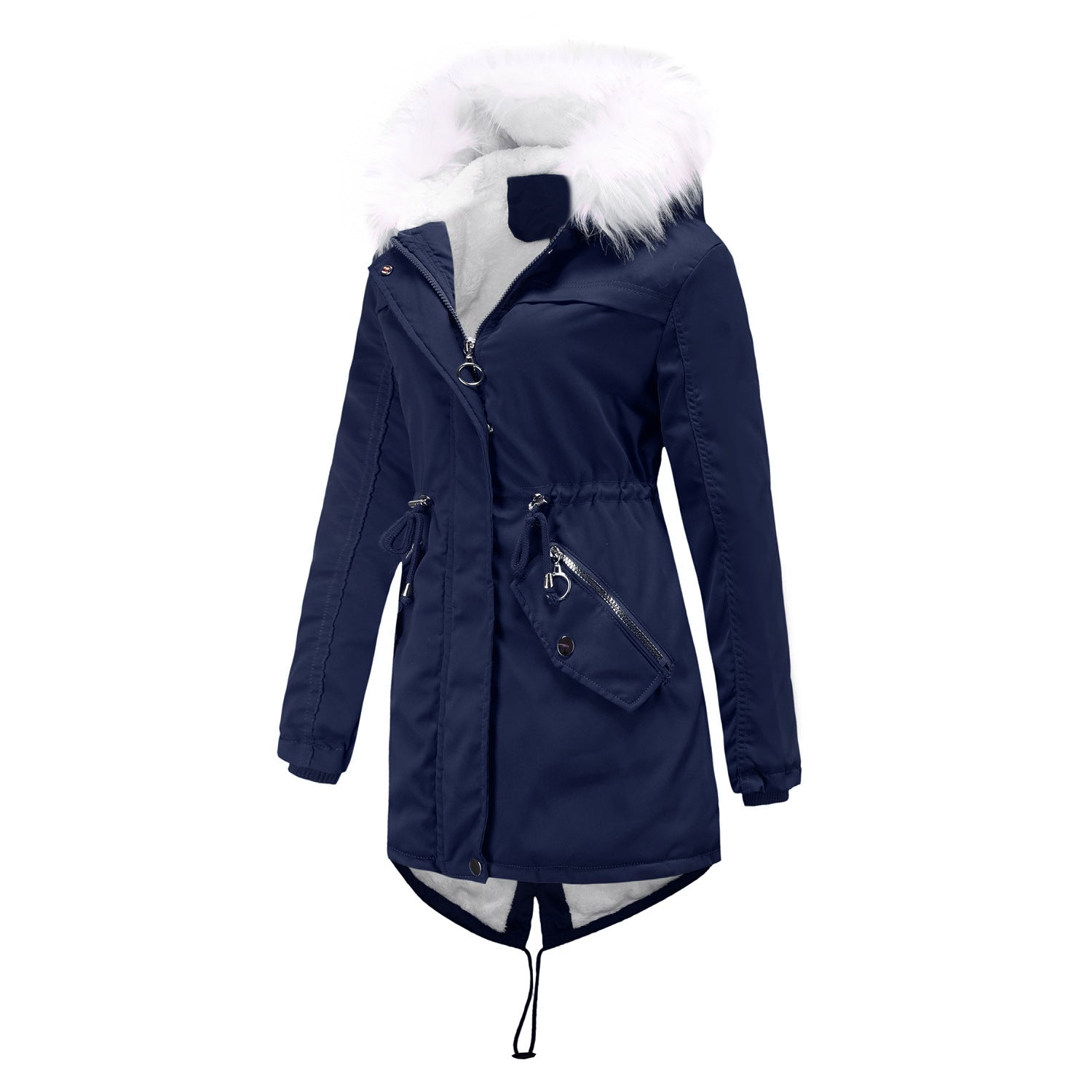 hooded warm long parkas women's winter jacket 724GoShop